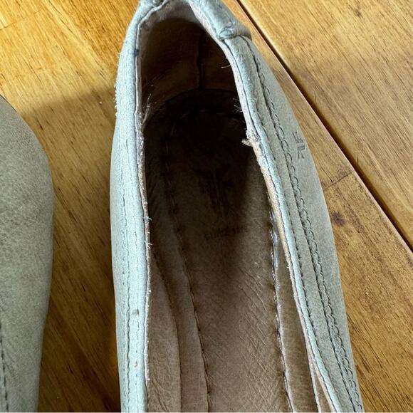 Frye Carson Round Toe Ballet Flats Light Tan Brown Leather Size 6.5 - Picture 5 of 8